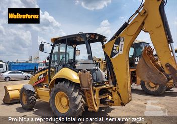 Retro Escavadeira Caterpillar 416E