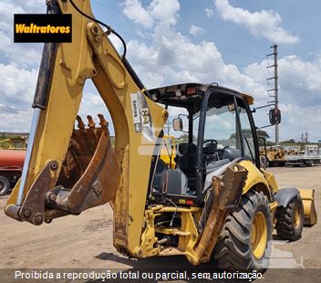 Retro Escavadeira Caterpillar 416E