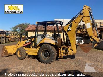 Retro Escavadeira Caterpillar 416E