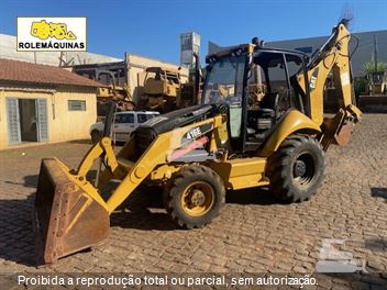 Retro Escavadeira Caterpillar 416E