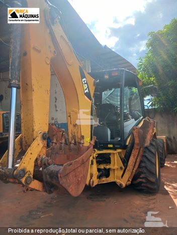 Retro Escavadeira Caterpillar 416E