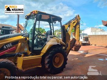 Retro Escavadeira Caterpillar 416E