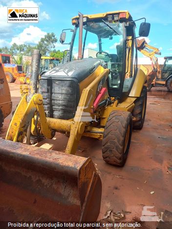Retro Escavadeira Caterpillar 416E