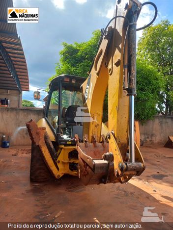 Retro Escavadeira Caterpillar 416E