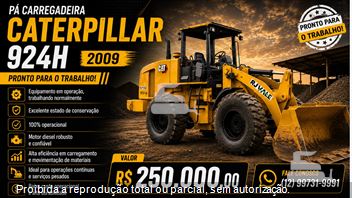 Pá Carregadeira Caterpillar 924H