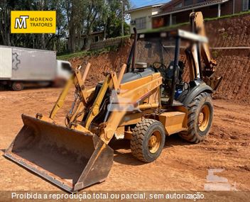 Retro Escavadeira Case 580M