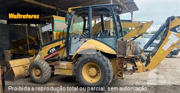 Retro Escavadeira Caterpillar 416E
