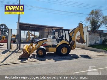 Retro Escavadeira Caterpillar 416E