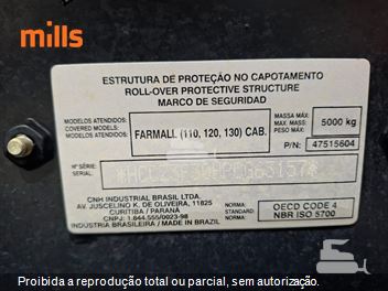 Trator Agrícola Case Farmall 130 A