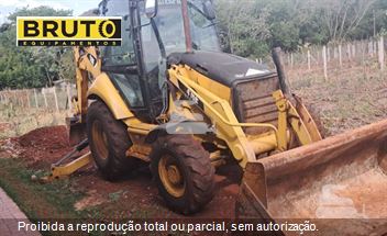 Retro Escavadeira Caterpillar 416E