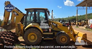 Retro Escavadeira Caterpillar 416F2