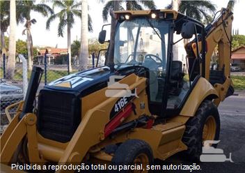 Retro Escavadeira Caterpillar 416E
