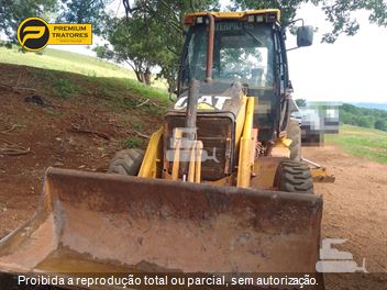 Retro Escavadeira Caterpillar 416E