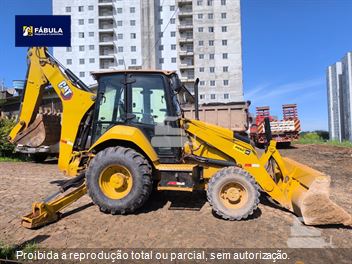 Retro Escavadeira Caterpillar 416