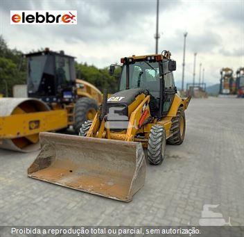 Retro Escavadeira Caterpillar 416E
