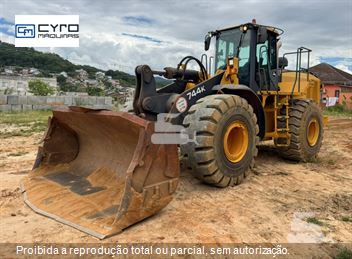 Pá Carregadeira John Deere 744K-II