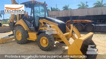 Retro Escavadeira Caterpillar 416E
