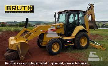 Retro Escavadeira Caterpillar 416