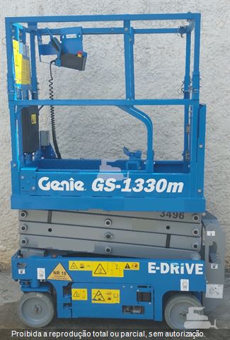 Plataforma Aérea (Elevatória) Genie GS 1330 E-DRIVE