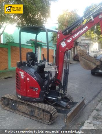 Mini-Escavadeira Yanmar Vio20