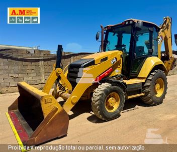 Retro Escavadeira Caterpillar 416