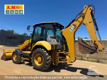 Retro Escavadeira Caterpillar 416
