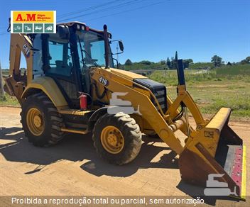 Retro Escavadeira Caterpillar 416