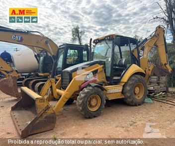 Retro Escavadeira Caterpillar 416E