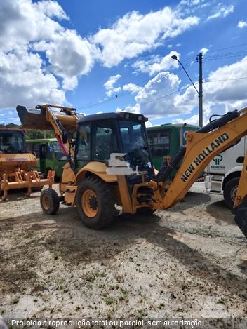 Retro Escavadeira New Holland B90B