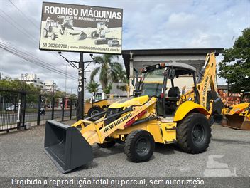 Retro Escavadeira New Holland B90B