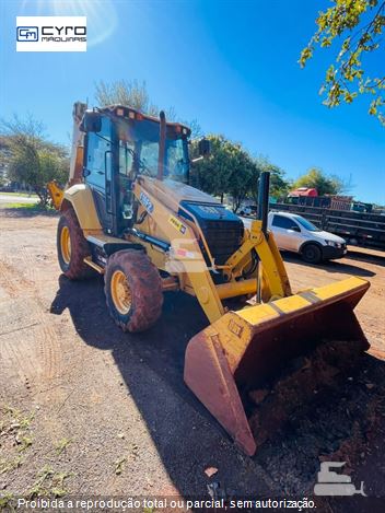 Retro Escavadeira Caterpillar 416F2