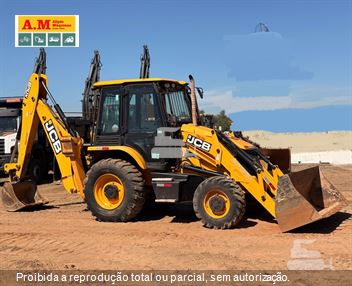 Retro Escavadeira JCB 3CX