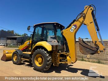 Retro Escavadeira Caterpillar 416