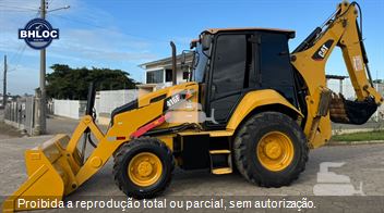 Retro Escavadeira Caterpillar 416F2