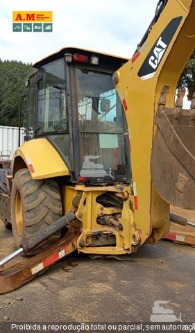 Retro Escavadeira Caterpillar 416F2