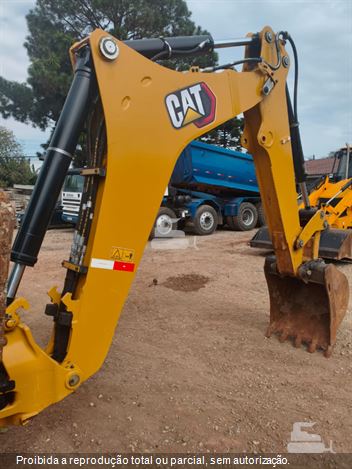 Retro Escavadeira Caterpillar 416E