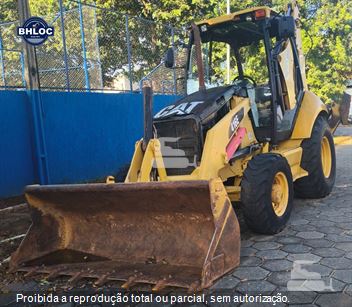 Retro Escavadeira Caterpillar 416E