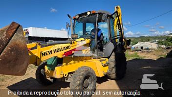 Retro Escavadeira New Holland B95B