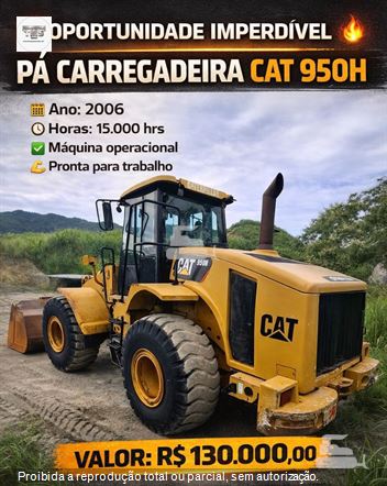 Pá Carregadeira Caterpillar 950H