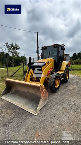 Retro Escavadeira Caterpillar 416F2