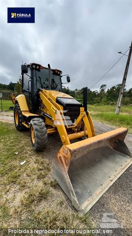 Retro Escavadeira Caterpillar 416F2