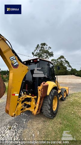 Retro Escavadeira Caterpillar 416F2
