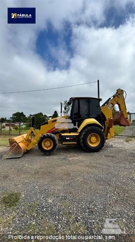 Retro Escavadeira Caterpillar 416F2