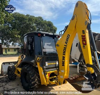 Retro Escavadeira New Holland B110C