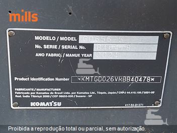 Motoniveladora Komatsu GD655-5
