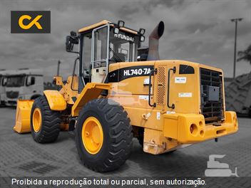 Pá Carregadeira Hyundai HL740-7A