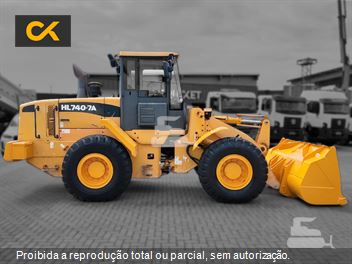 Pá Carregadeira Hyundai HL740-7A
