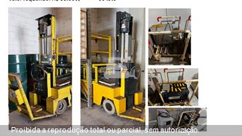 Carros abastecedores a bateria com elevador + Carregador:LOTE