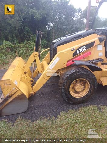 Retro Escavadeira Caterpillar 416E