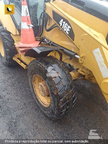 Retro Escavadeira Caterpillar 416E